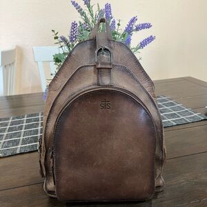 COPY - STS Brown Backpack Vintage Leather Design
